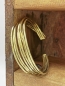 Mobile Preview: Goldenes Armband aus acht feinen Reifen, Messing - Loui