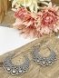 Mobile Preview: Silber Ohrringe im bohemischen Stil mit Mandala-Elementen "Savannah"