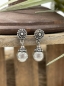 Mobile Preview: Wunderschöne Ohrstecker im bohemian Style mit hängender Silberperle