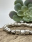 Preview: Wunderschönes Armband aus silbernen Perlen Kiana