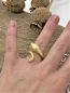 Mobile Preview: Goldener Fingerring in Form einer Schlange, welche sich um den Finger windet "Shinae"
