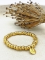 Mobile Preview: Elegantes Armband mit Goldperlen "Jola" - PinkSand
