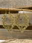 Preview: Sehr schöne goldene Ohrringe im indisch bohemischen Stil