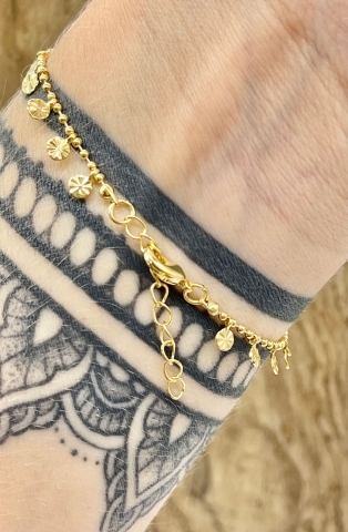 Zierliche Armkette aus Gold für Frauen - Lea